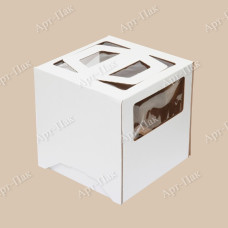 Коробка для торта с ручками 24*24*24 (10 шт в упаковке) Коробка для торта с ручками 24*24*24 (10 шт в упаковке)
