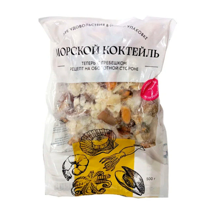 Морской коктейль с гребешком