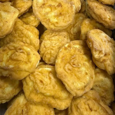 Пирожки жареные с яблоком и грушей 