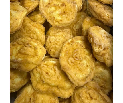 Пирожки жареные с яблоком и грушей 