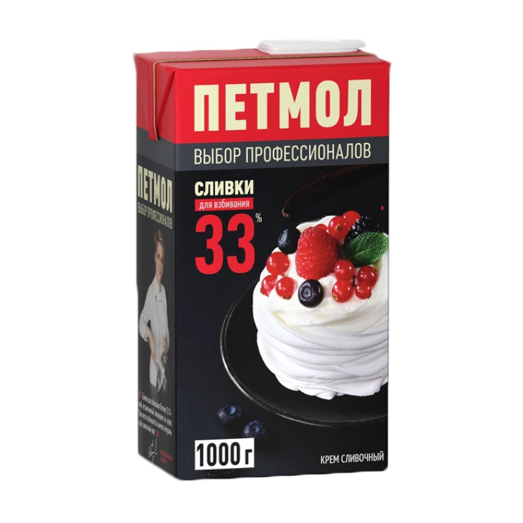 Сливки Петмол 33 % (1 л)