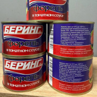 Форель в томатном соусе 240гр 