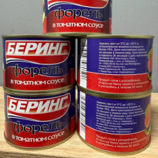 Форель в томатном соусе 240гр 