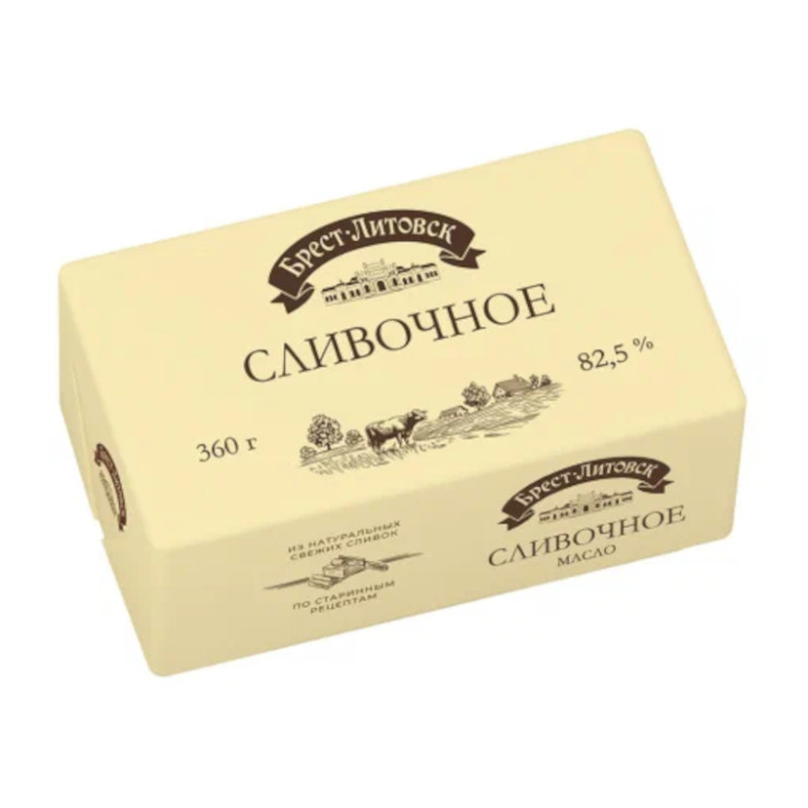 Масло Сливочное Брест-Литовск 360гр