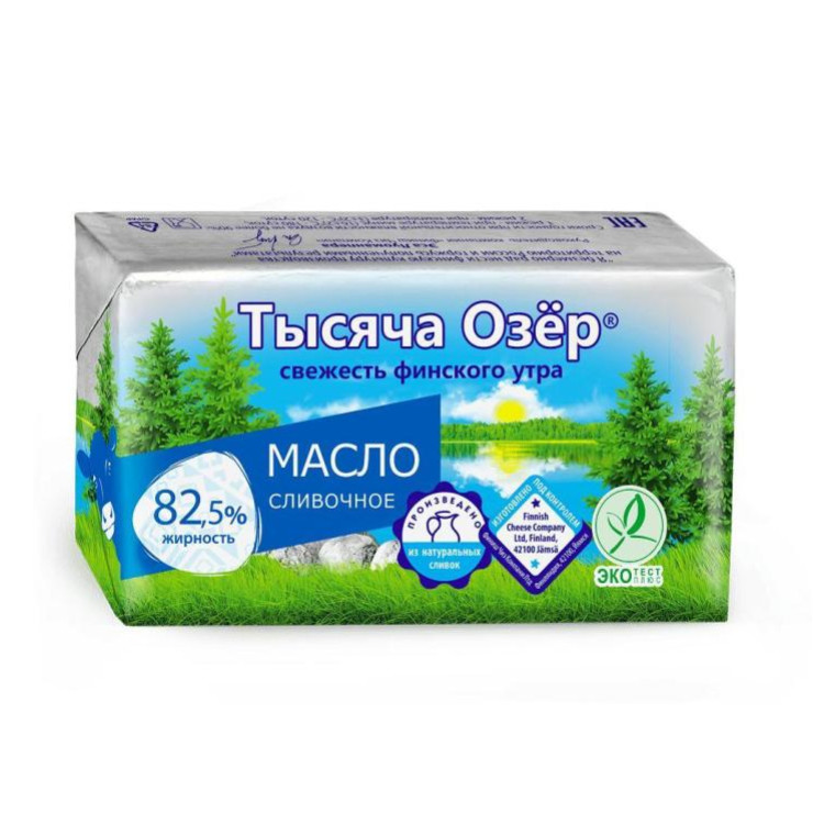 Масло Сливочное "Тысяча озер" 350гр