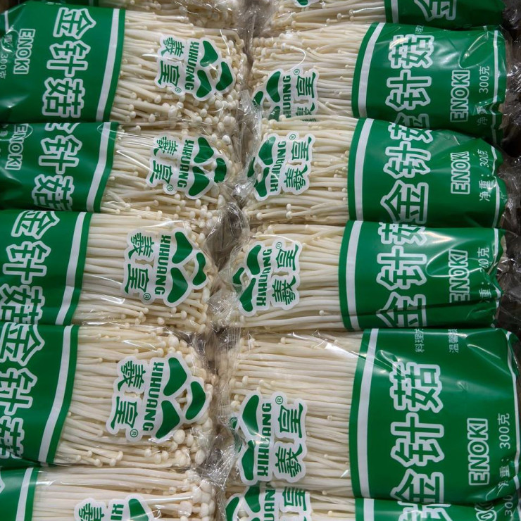 Грибы Эноки мини (уп  250 гр)