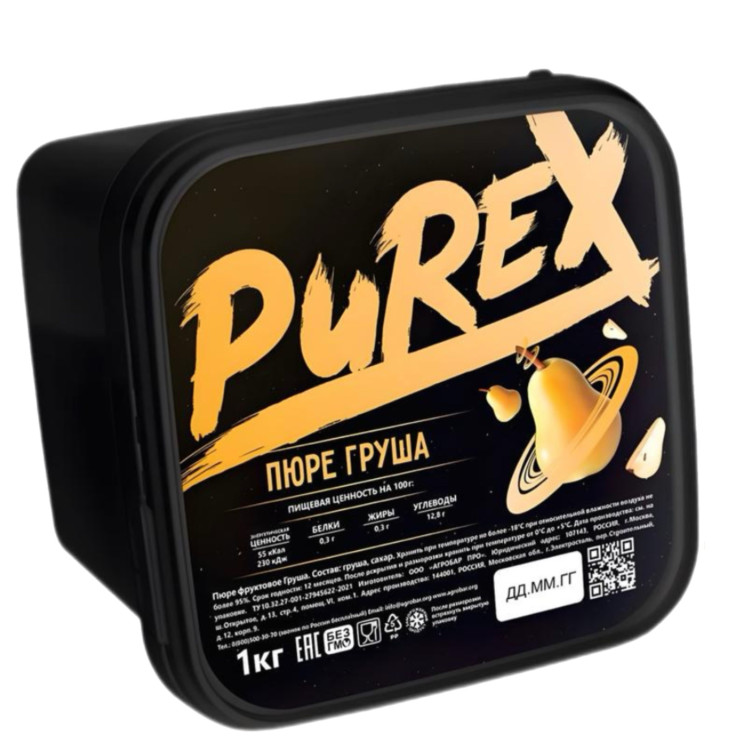 Фруктовое пюре PuRex Груша (1 кг)