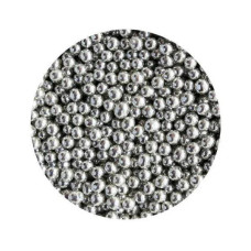 Посыпка шарики серебро 2 мм (100 гр)