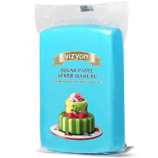 Сахарное тесто мастика «Vizyon» голубое 1 кг