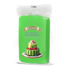 Сахарное тесто мастика «Vizyon» зелёное 1 кг