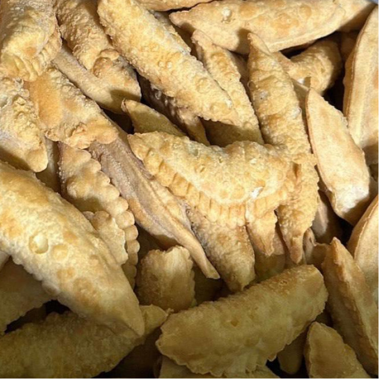 Чебуреки мини с кальмаром и креветкой