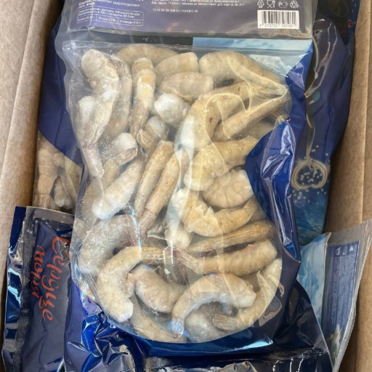 Креветки тигровые 21-25 (уп 1 кг) Креветки тигровые 21-25 (уп 1 кг)