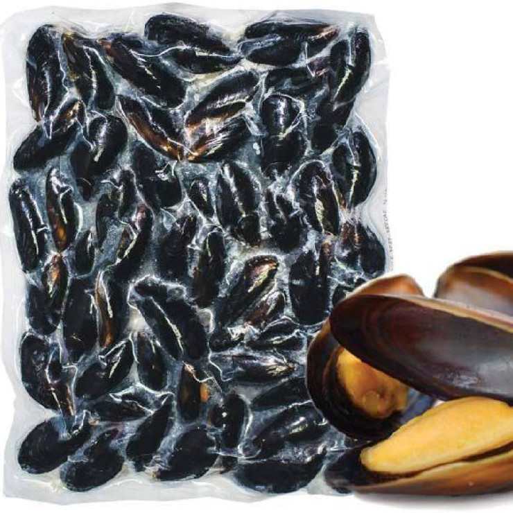 Мидии Чили в створках (уп 1 кг) Мидии Чили в створках (уп 1 кг)